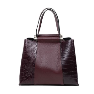 Geanta dama piele marsala GF2837