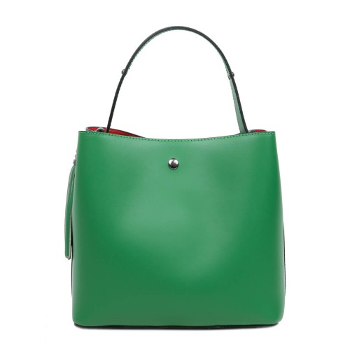 Geanta dama piele verde GF2964