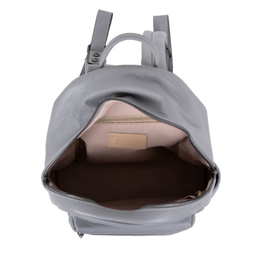 Rucsac piele gri GF316