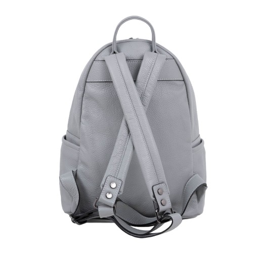 Rucsac piele gri GF316