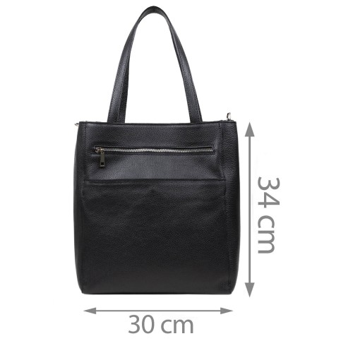 Geanta piele neagra GF3170