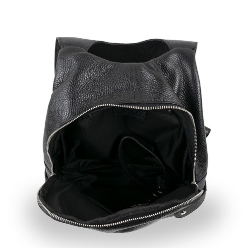 Rucsac tip geanta piele neagra GF3185