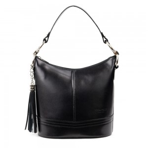 Geanta piele neagra GF329