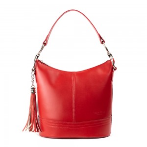 Geanta piele rosie GF331