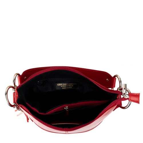 Geanta piele rosie GF331