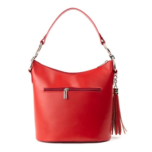 Geanta piele rosie GF331