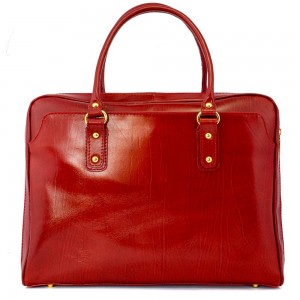 Geanta piele rosie GF335