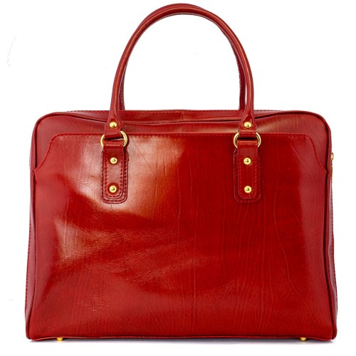 Geanta piele rosie GF335