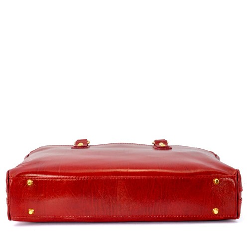Geanta piele rosie GF335