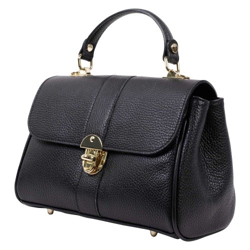 Geanta dama piele neagra GF3383