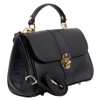 Geanta dama piele neagra GF3383