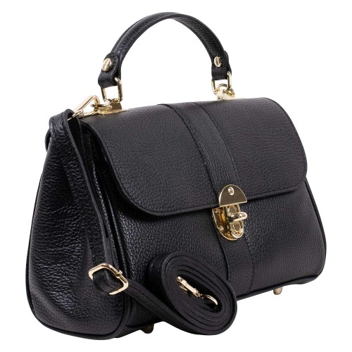 Geanta dama piele neagra GF3383