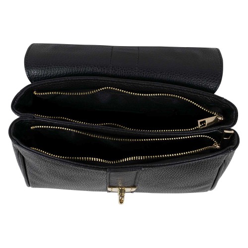 Geanta dama piele neagra GF3383