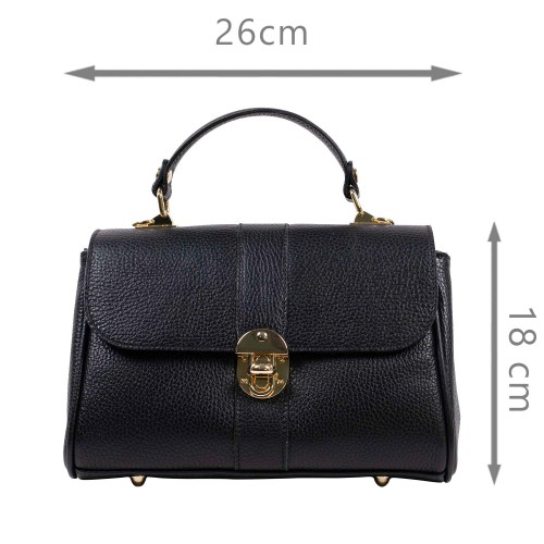 Geanta dama piele neagra GF3383