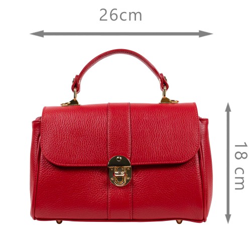 Geanta dama piele rosie GF3384