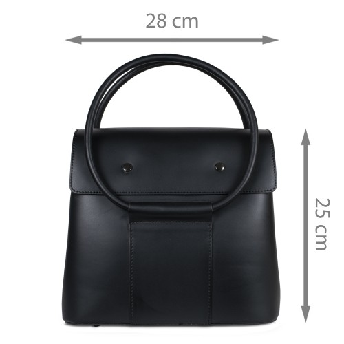 Geanta piele neagra GF3400