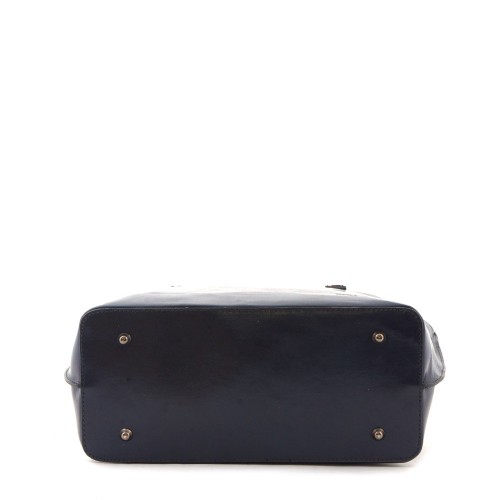 Geanta piele bleumarin prafuit GF345