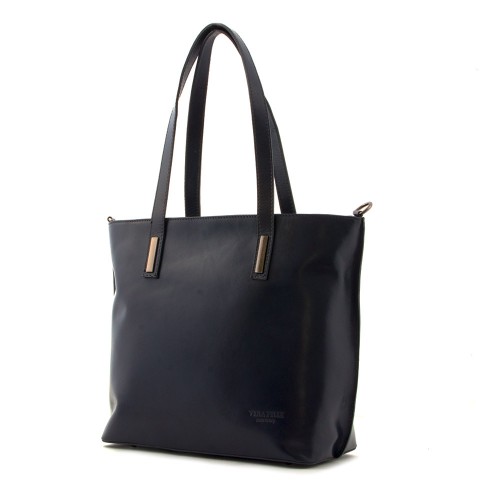 Geanta piele bleumarin prafuit GF345