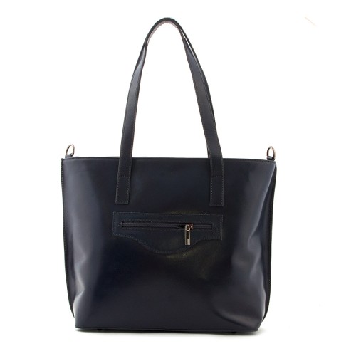 Geanta piele bleumarin prafuit GF345