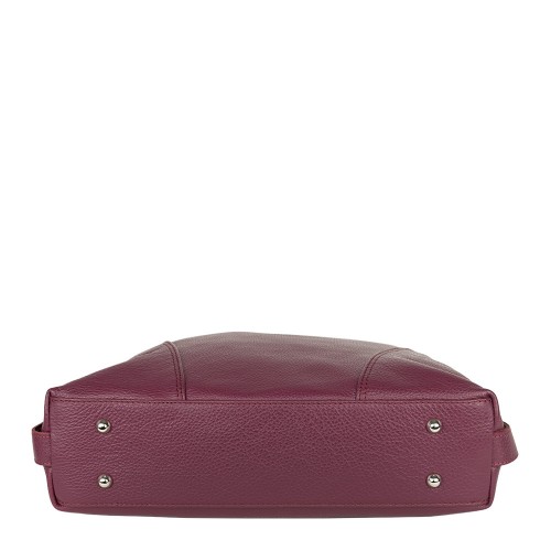 Geanta piele bordeaux GF349
