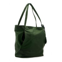 Geanta piele verde GF351
