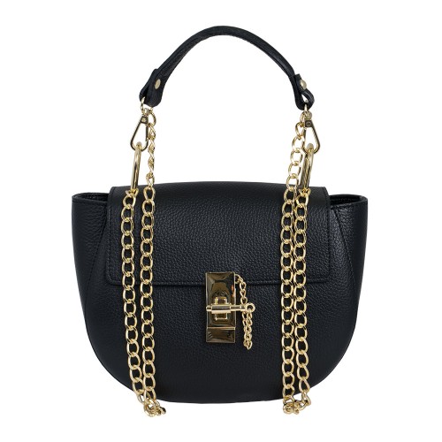 Geanta piele neagra GF359