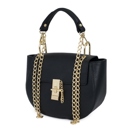 Geanta piele neagra GF359