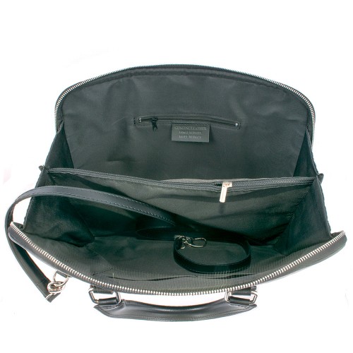 Geanta piele neagra tip servieta GF360