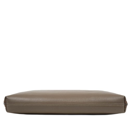 Geanta piele taupe tip servieta GF361