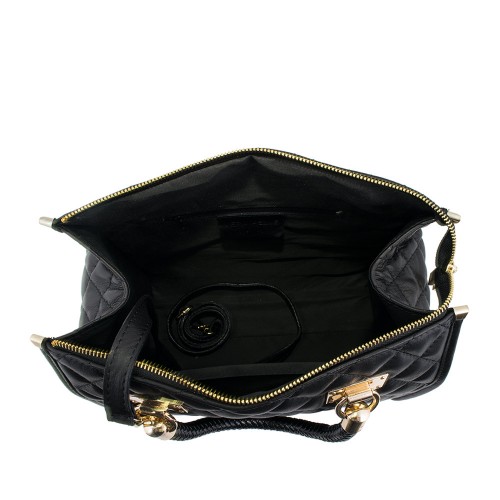 Geanta piele neagra GF367