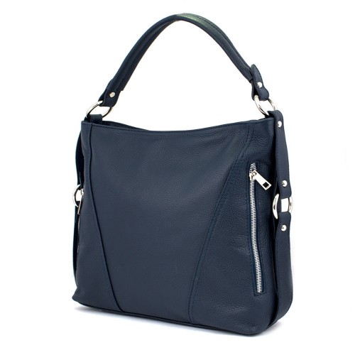 Geanta piele bleumarin GF370