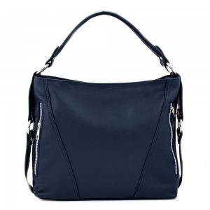 Geanta piele bleumarin GF370