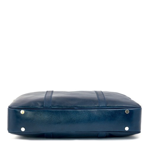 Geanta piele bleumarin tip servieta GF374