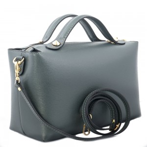 Geanta piele gri GF396