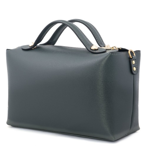 Geanta piele gri GF396