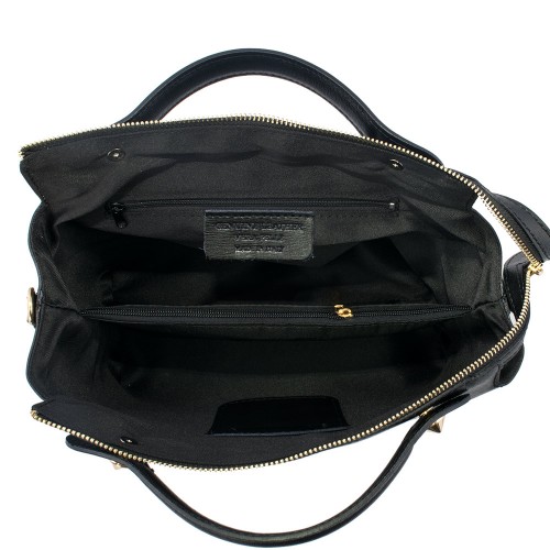 Geanta piele neagra GF397