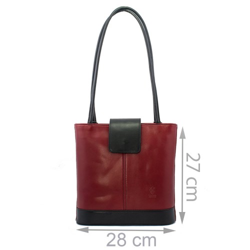 Geanta piele grena GF401