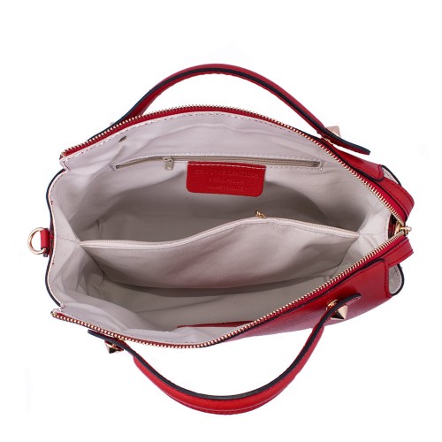 Geanta piele rosie GF414