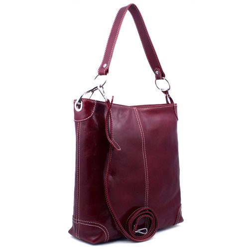 Geanta piele marsala GF431