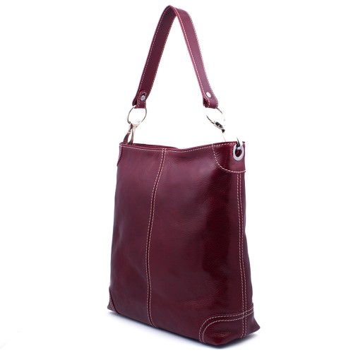 Geanta piele marsala GF431