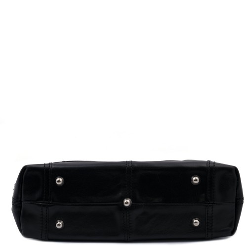 Geanta piele neagra GF432