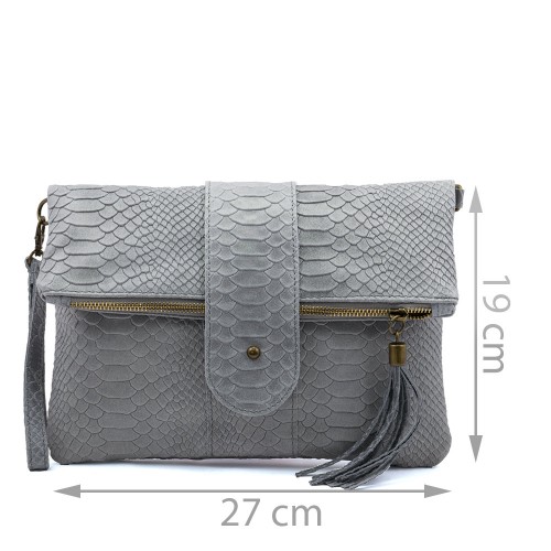 Plic piele gri GF451
