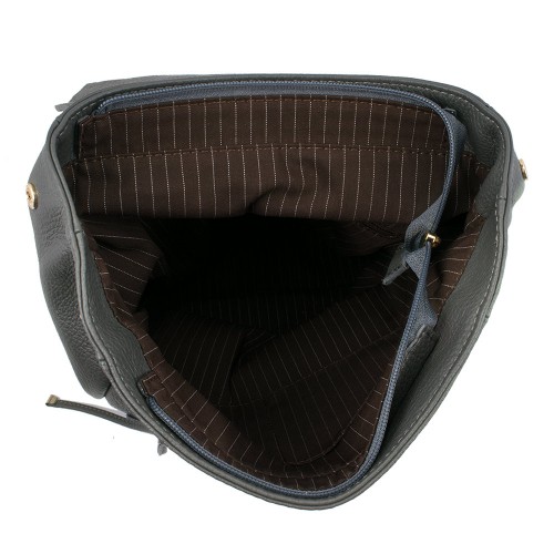 Rucsac piele gri GF454