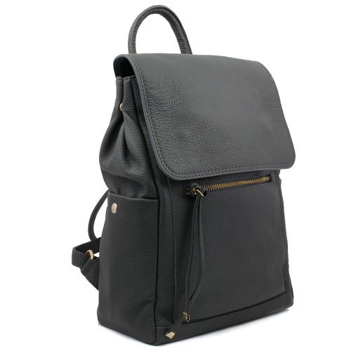 Rucsac piele gri GF454