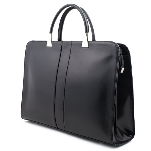 Geanta piele neagra GF458