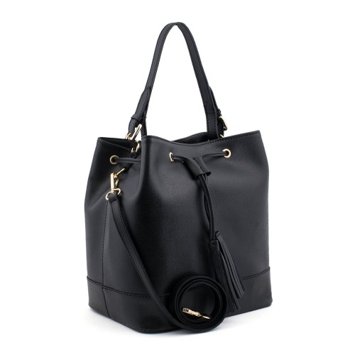 Geanta piele neagra GF463