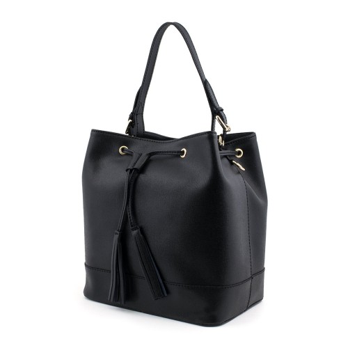 Geanta piele neagra GF463