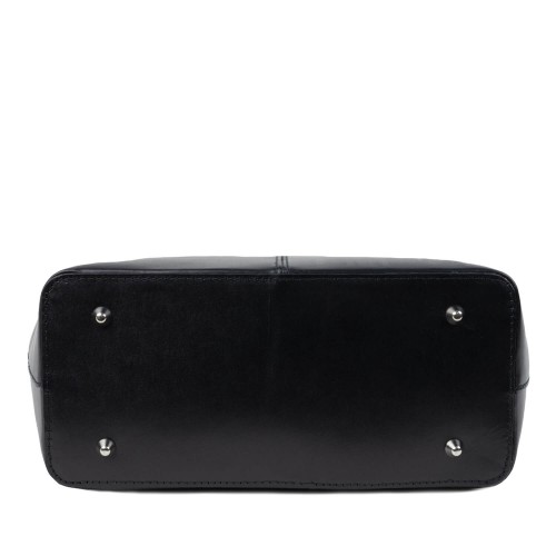 Geanta piele neagra GF489