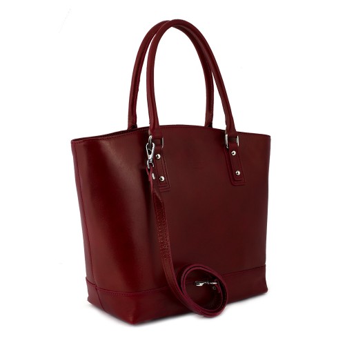 Geanta piele bordeaux GF490