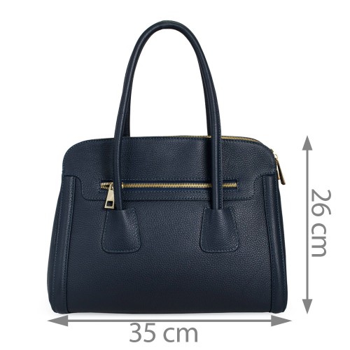 Geanta piele bleumarin GF505